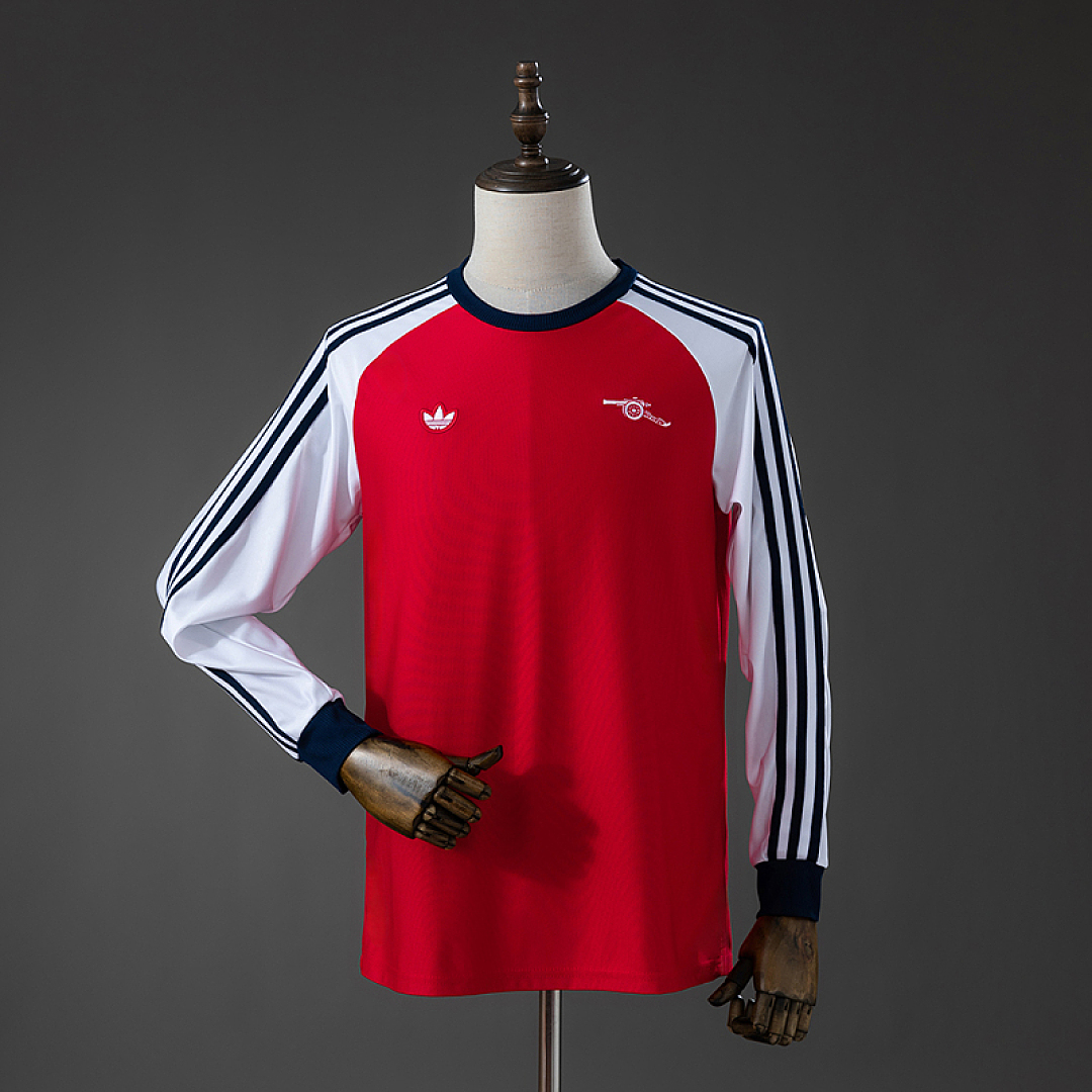 Arsenal Terrace Icons Long Sleeve T-Shirt Red S-XXL