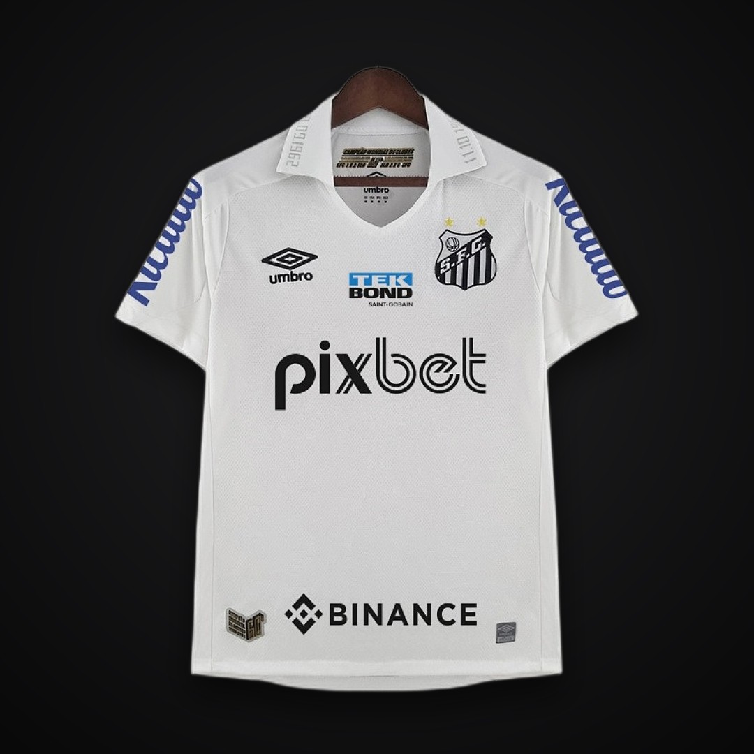 22/23 all sponsors Santos home S-XXXL