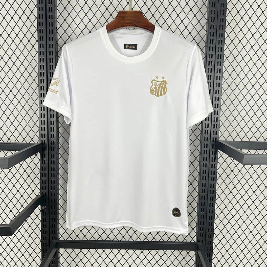 Santos 2025/26 Pele 1.000 GOLS White Jersey