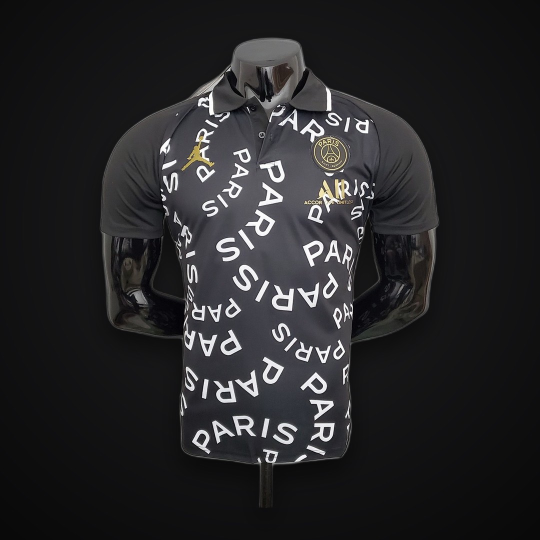 21/22 POLO PSG Jordan Black S-XXL