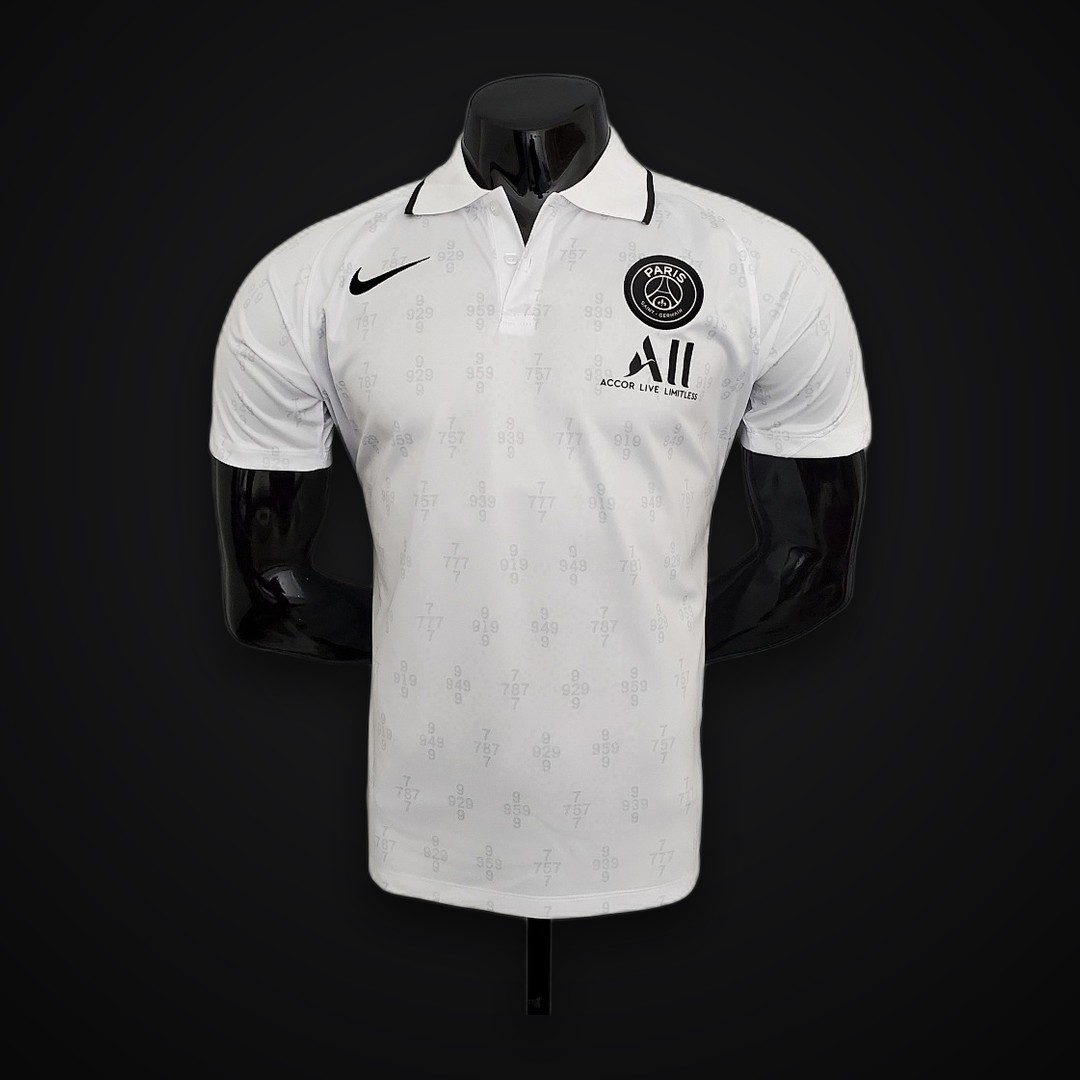 21/22 POLO PSG White Pattern S-XXL