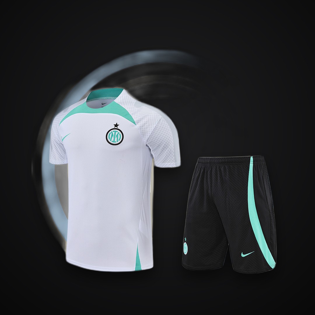 22/23 Inter Milan Training Wear Short Sleeve Kit White S-XXL
