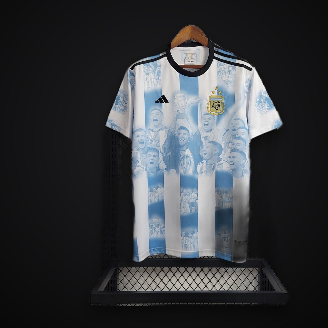 2022 Argentina World Cup Champion Commemorative Size S-XXL