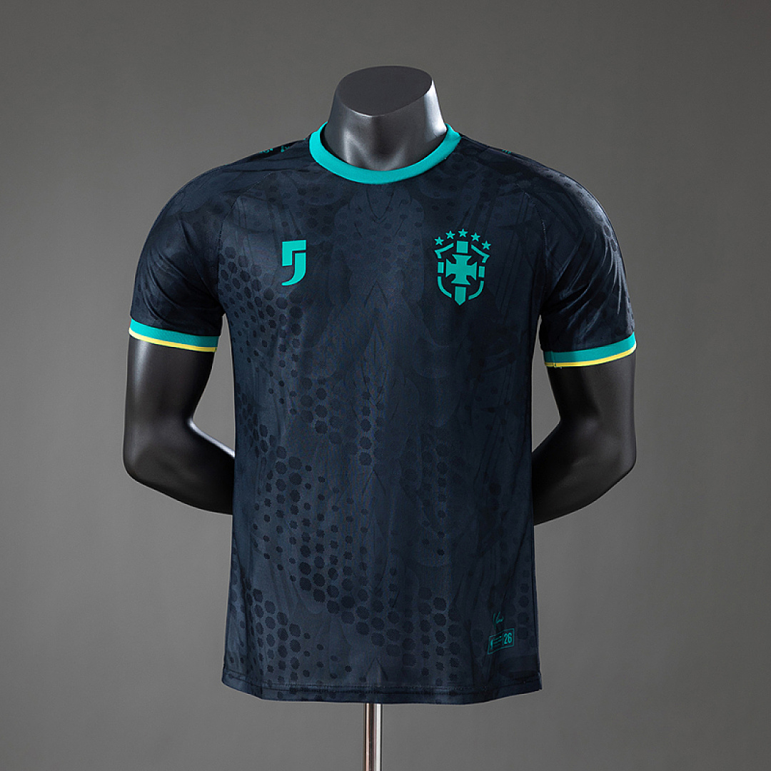 Brazil 2026 World Cup Special Edition - Black Player Version Jersey S-2XL