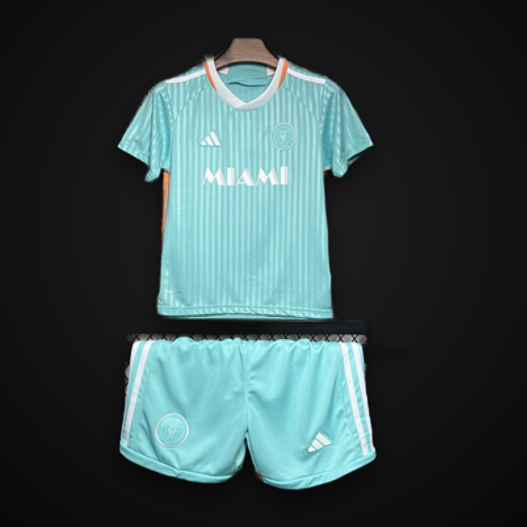 Inter Miami 2024/25 Third Away Kids Kit